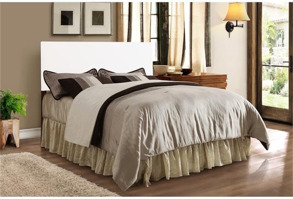 Glory Furniture Nova Faux Leather Upholstered King Headboard in White