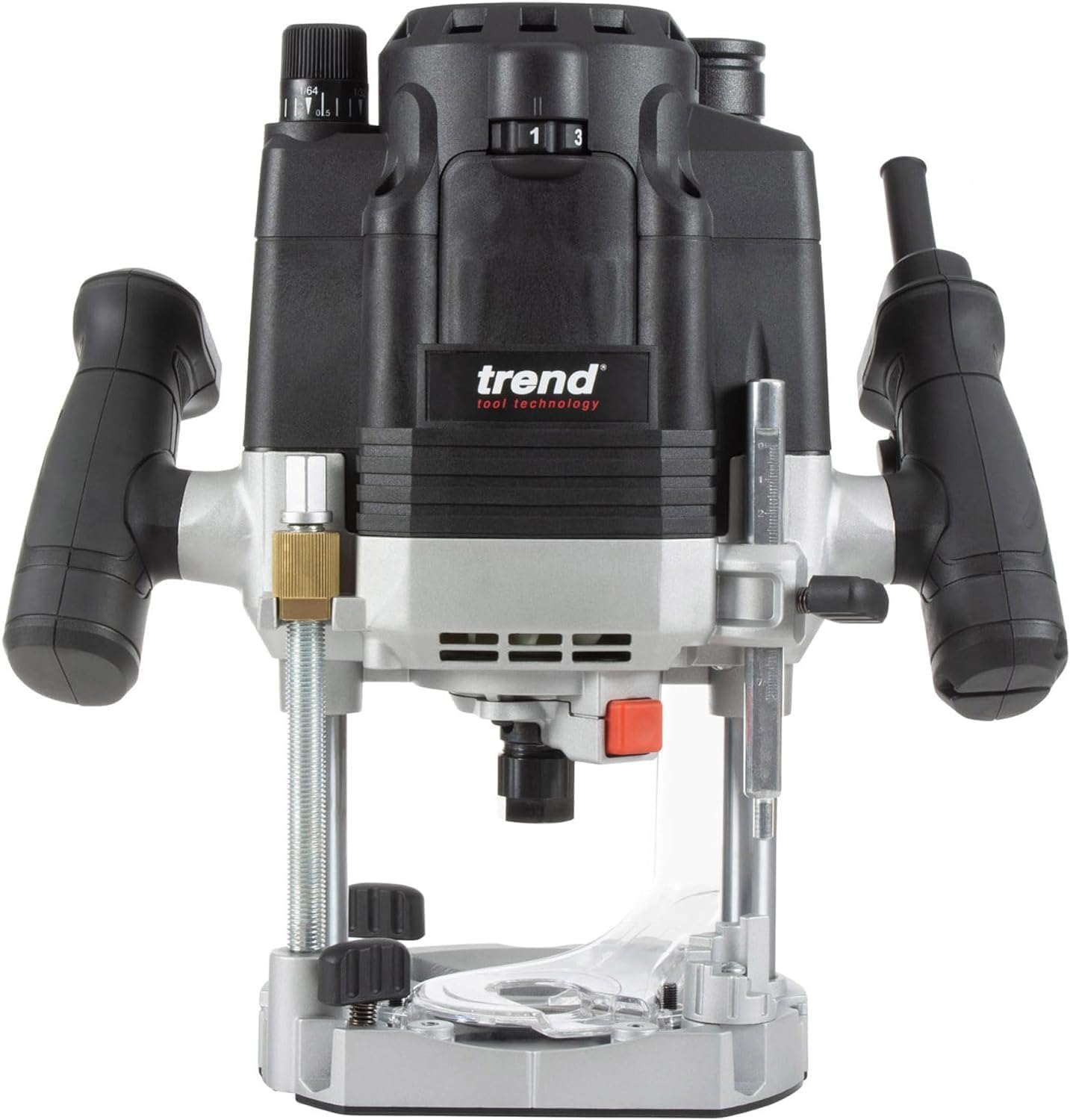 Trend 3-1/4 HP Dual-Mode Plunge Router, 1/2 Inch Collet, 15 Amp, 120V, Variable Speed, Router Table Compatible, U*T8EK