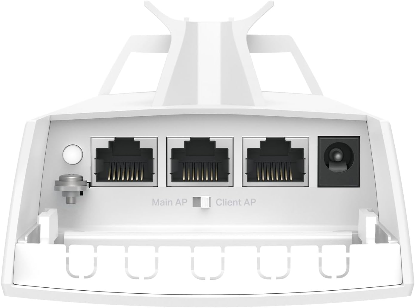 TP-Link Omada Point to Point Wireless Bridge Outdoor - 5GHz, 867Mbps, PtP&PtMP, 1km Range, 3 Gigabit Ports, PoE or DC Powered, IP65 Weatherproof, Preconfigured, Plug&Play(EAP211-Bridge KIT)