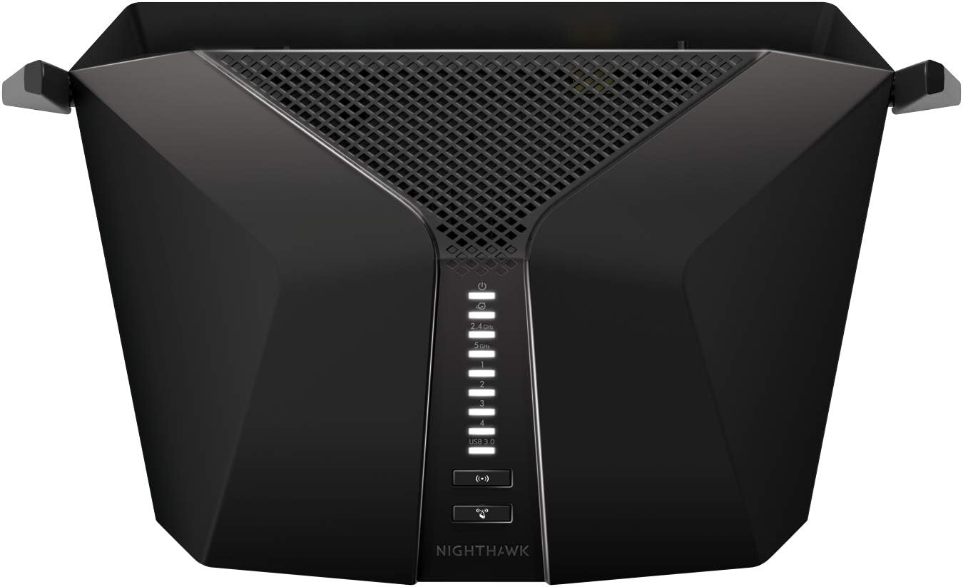 NETGEAR AX3000 Nighthawk AX4 Router New Retail, RAX40-100PES (New Retail Band WiFi 6 4-Stream)