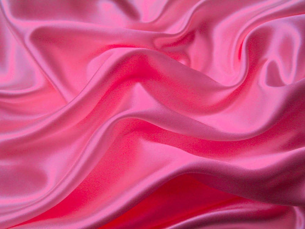Twin XL Size 4-Piece Sheet Set Premium Mulberry Silk Bed Sheets Set Fits 14-16' Deep Pocket - Luxurious Soft Silk (Solid, Hot Pink)