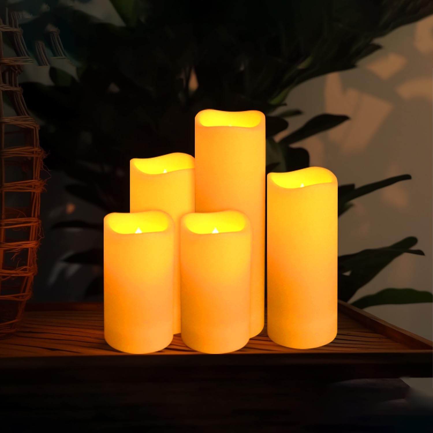 72-Pack LED Flameless Candles with Remote Control - Perfect for Home, Parties, and Special Occasions - Create a Magical Ambiance Effortlessly(Three Sizes)