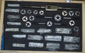 BRITISH TAP AND DIE SET BSW BSF BSCYCLE BA BSP CEI WHITWORTH ALL IN ONE SET