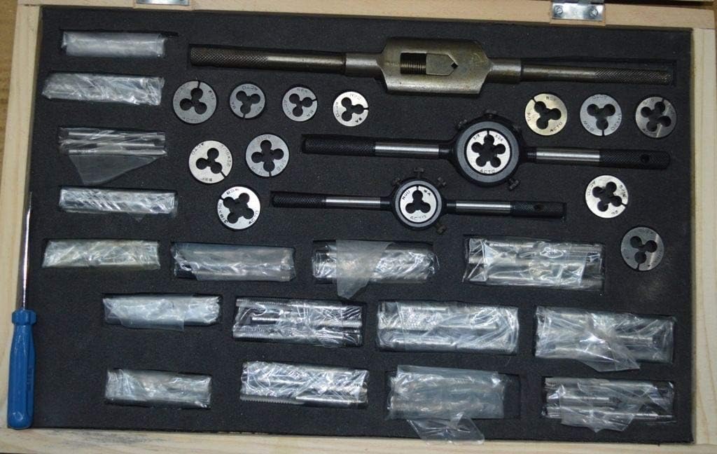 BRITISH TAP AND DIE SET BSW BSF BSCYCLE BA BSP CEI WHITWORTH ALL IN ONE SET