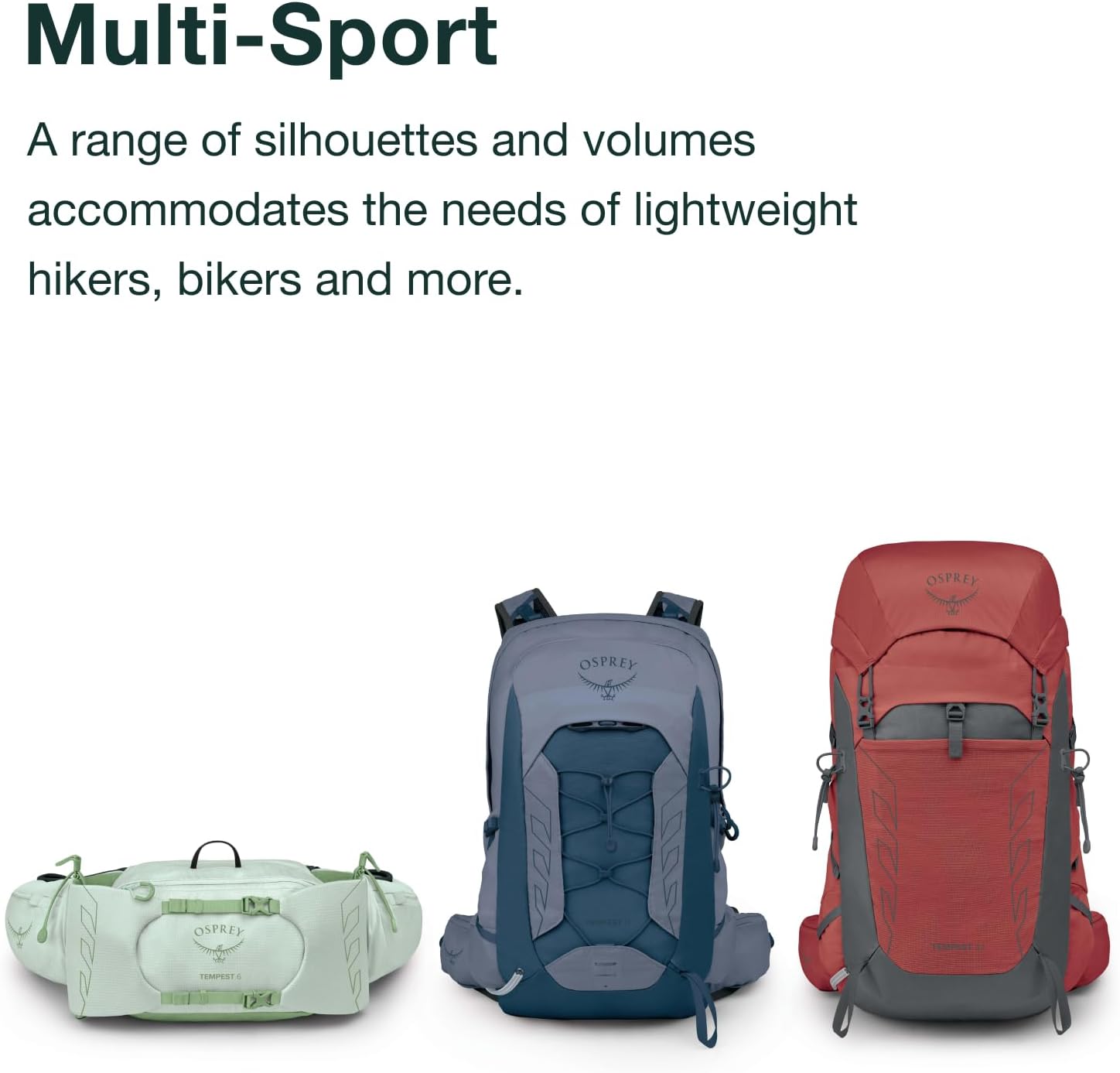 Osprey Tempest 11L Women's Lightweight Hiking Backpack - Small Daypack for Travel & Camping, Red Pampas/Coal Grey