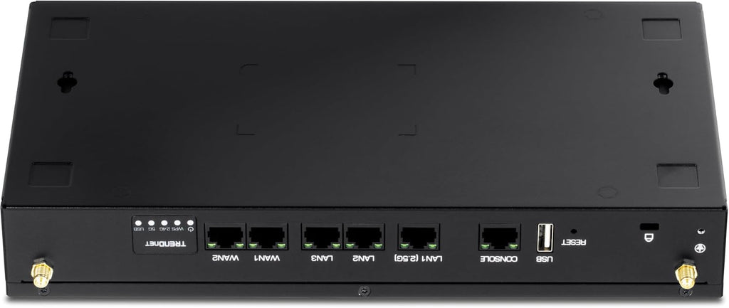 TRENDnet AX1800 Dual-Band WiFi 6 Gigabit Dual-WAN VPN Router, Small Business, Virtual Private Network, Inter-VLAN Routing, QoS, 2.5G Support, Pre-Encrypted Wireless, Black, TEW-929DRU (Pack of 1)