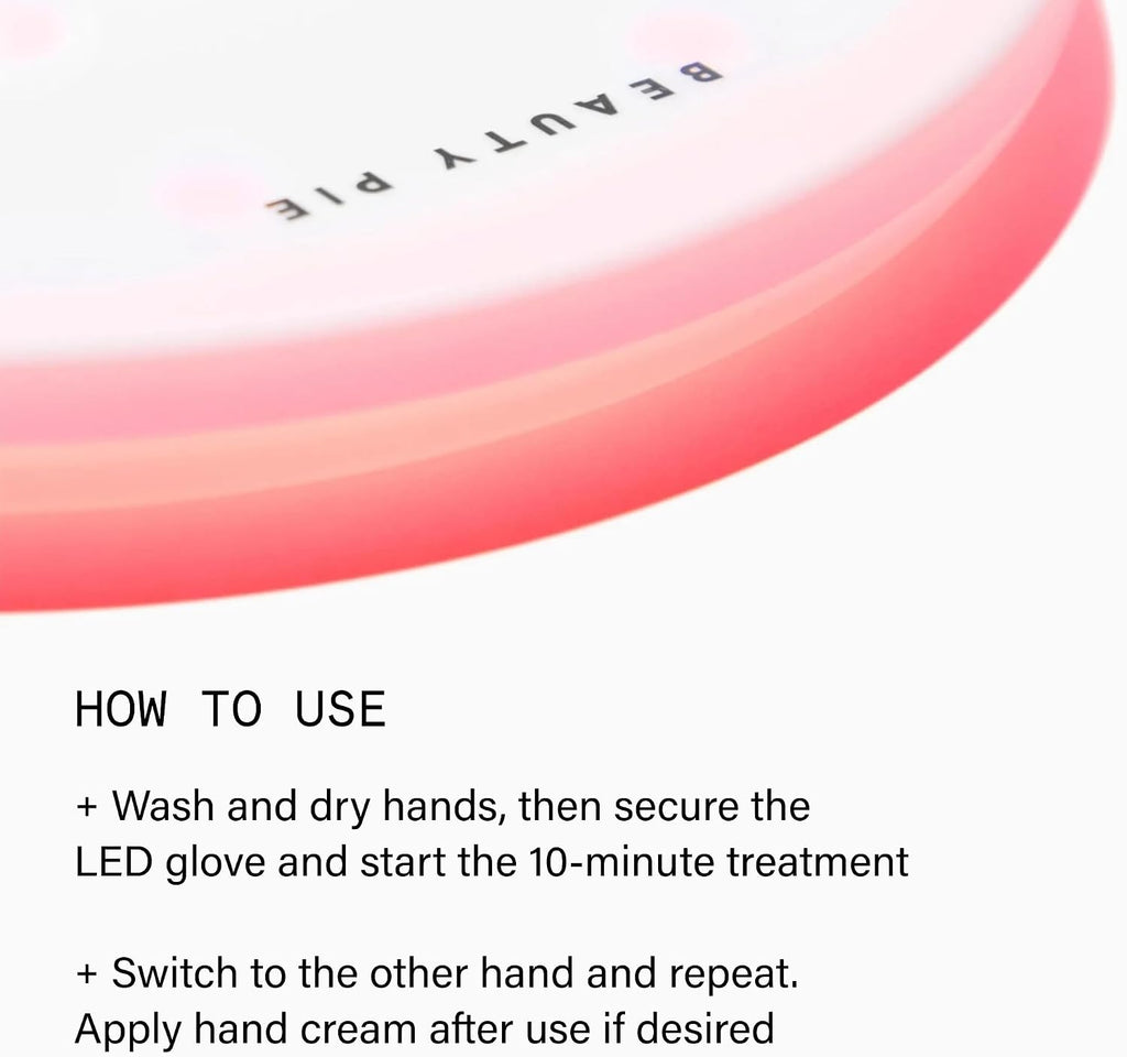 Beauty Pie C-Wave Rejuvenating LED Treatment for Hands – Red + Near-Infrared Light Therapy Glove Device for Age Spots, Pigmentation & Firming