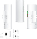 Point to Point Starlink Internet Outdoor Long Range Transmission for Gen 3 Router, Starlink WiFi Extender, 5.8GHz 3KM with 16dBi High Gain Antenna, 2 Pack (100Mbps-3Pack)