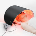 FDA Cleared Red Light Therapy Mask for Face and Neck, 4 Modes LED Light Therapy, Blue Infrared Red Light Therapy, PDT Photons Facial Skin Care Device for Wrinkles and Acne