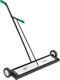 Global Industrial 36'W Heavy Duty Magnetic Sweeper With Release Lever