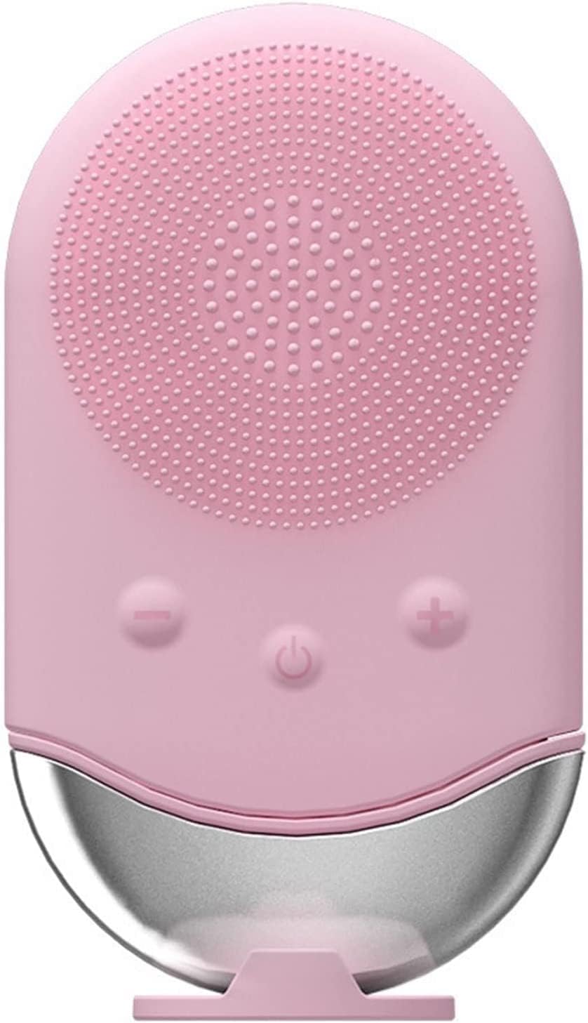 Facial Cleansing Brush,Sonic Face Brush Silicone Electric Facial Washing Cleansing Brush Version Electric Deep Cleaning Waterproof Skin Care Tool