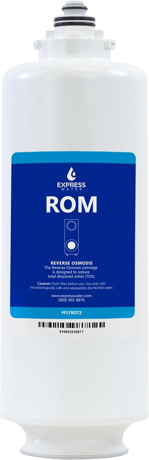 Express Water 2nd Stage Replacement RO Membrane for Model 6 Tankless Reverse Osmosis System ROT600MBN