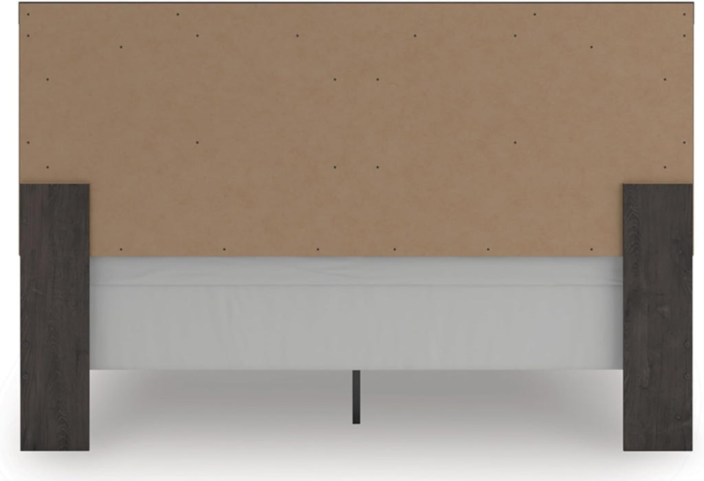 Signature Design by Ashley Prendonea Casual King Panel Bed, Foundation or Box Spring Needed, Gray