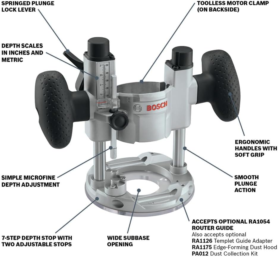 Bosch PR011 Plunge Base for PR20EVS and PR10E Colt™ Palm Router Motor