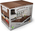 Retique It Wood Finish Countertop Kit – GO Beyond Faux Wood with Paintable Liquid Wood Based Primer and Gel Stain - Graining Tools Included (Countertop Kit, Java)