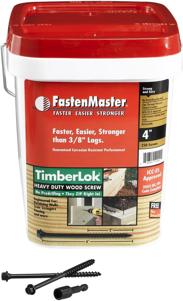 FastenMaster FastenMaster-FMTLOK04-250, 4', 250 Count