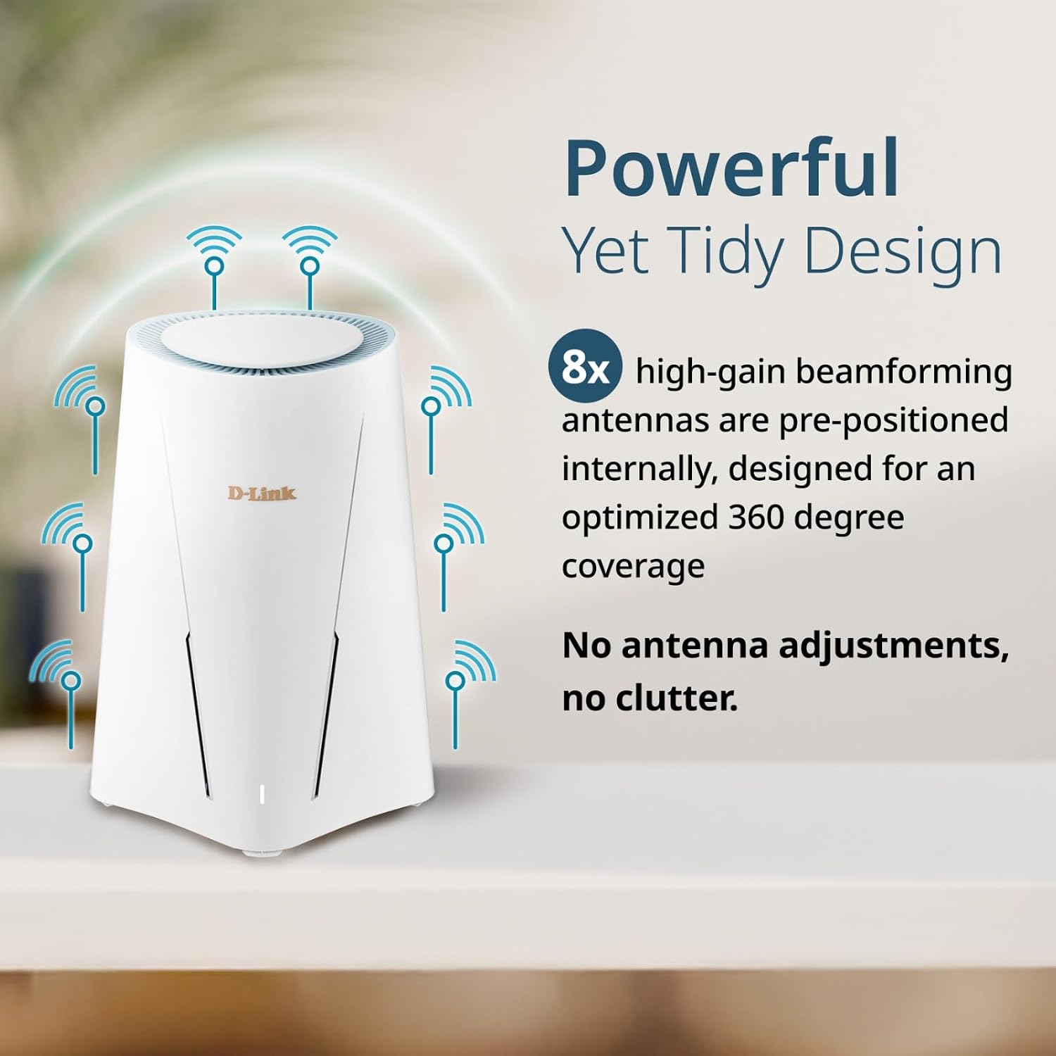 D-Link DBR-560 AX6000 Wi-Fi 6 SOHO VPN Router 1 x USB Type-C Port 1 x 2.5Gb WAN Port 4 x Gigabit LAN Ports