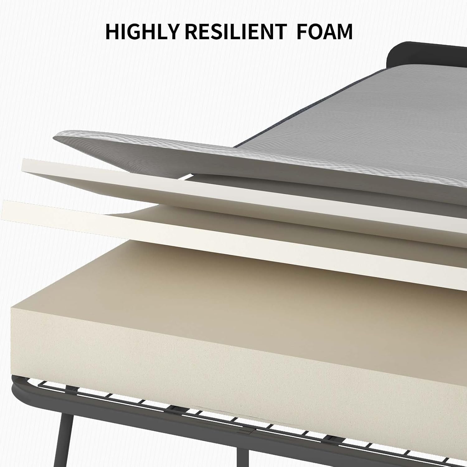 BALUS Folding Bed with Mattress for Adults, 75' x 31' Rollaway Bed with Head Baffle & Mesh Storage Basket, Fold Up Beds for Guests, Foldable Frame with Locking Casters for Easy Moving（Upgrade）