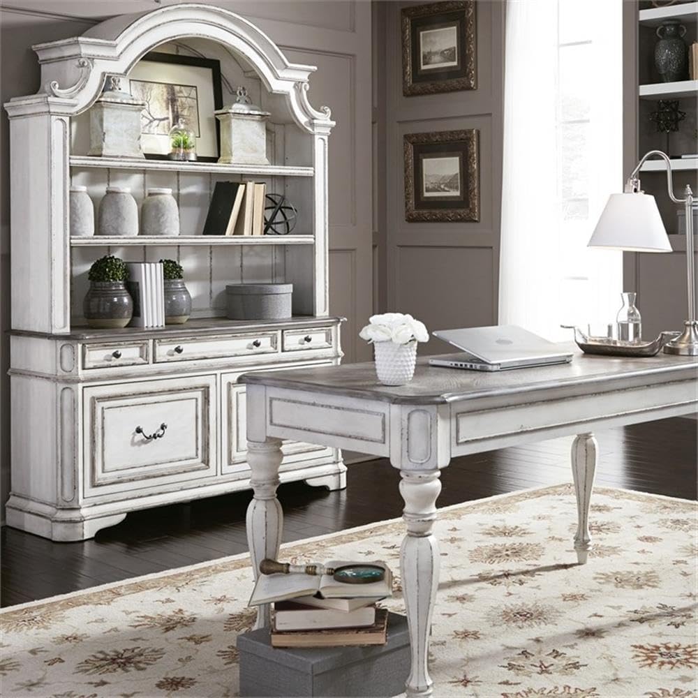 Liberty Furniture Industries Magnolia Manor Writing Desk, White