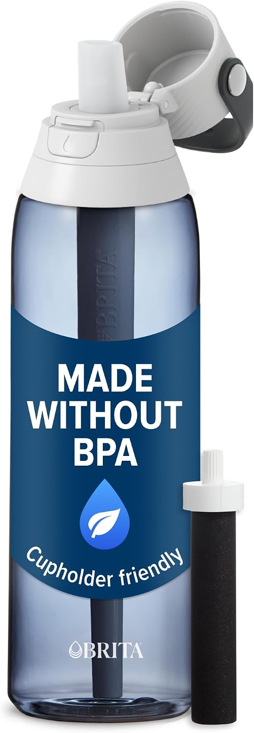 BRITA 36386 Premium Water Filter Bottles, 26oz, Night Sky (Pack of 6)