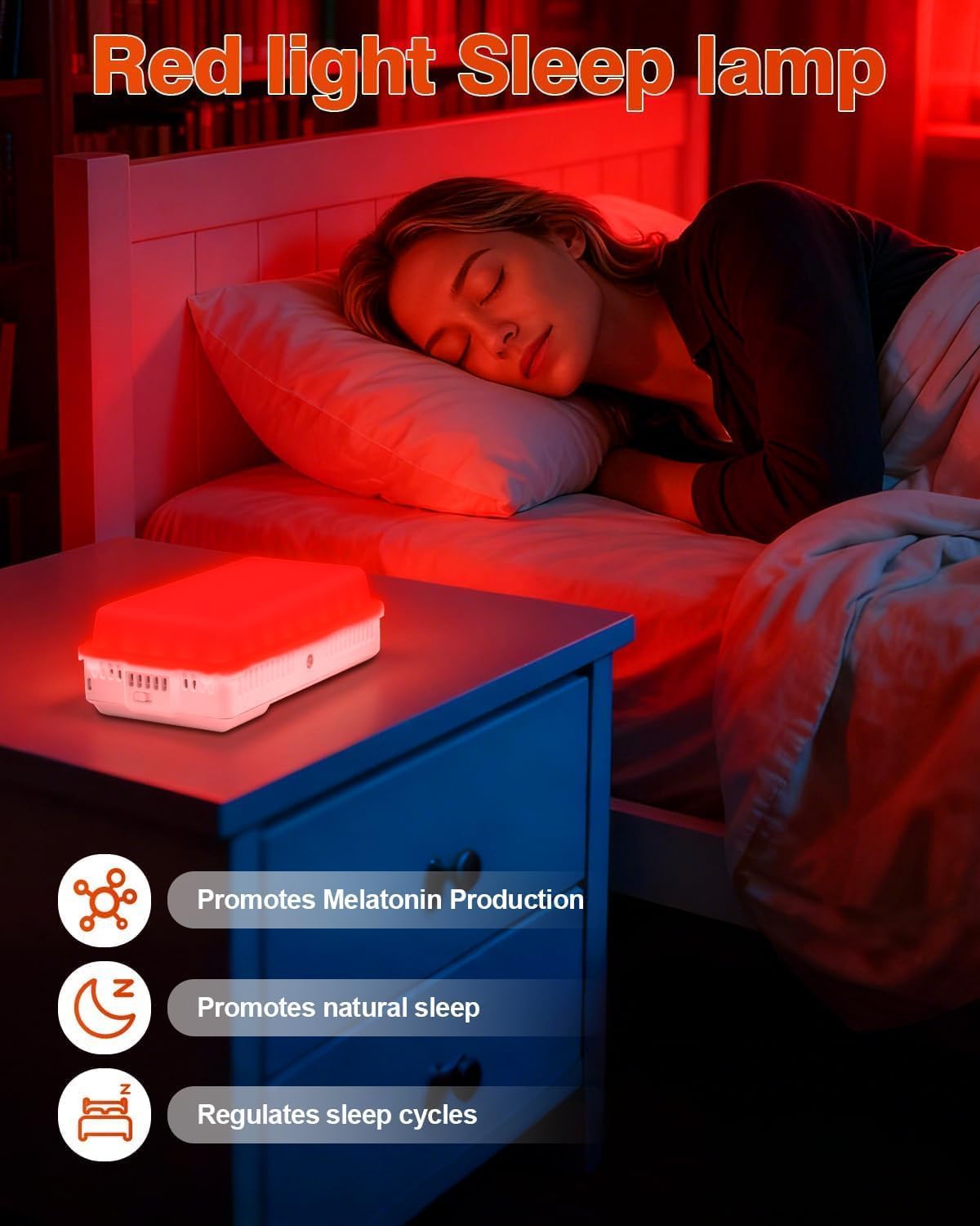 Red Light Therapy for Face and Body, Portable Red Light Therapy Panel, 660nm Red Light and 850nm Infrared Light for Pain Relief, Skin Care, Red Light for Sleep, Rechargeable and Great for Travel