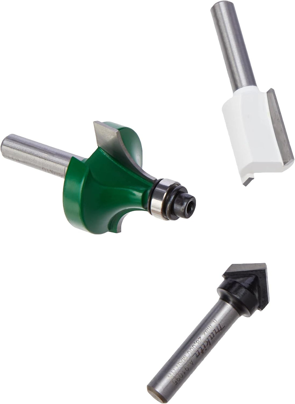 Makita A-91051 1/4-Inch Router Bit Set - Multi-Colour (12-Piece)