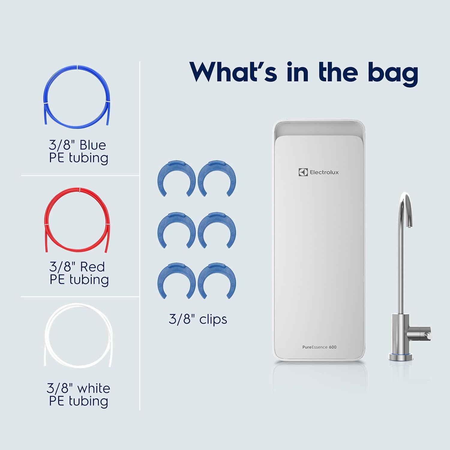 Electrolux WiFi 600GPD Tankless Reverse Osmosis System, Alkaline Mineral pH+, 3:1 Pure to Drain Under Sink RO Filter, 10-Stage RO Water Filtration System, Auto-Flush & App Control