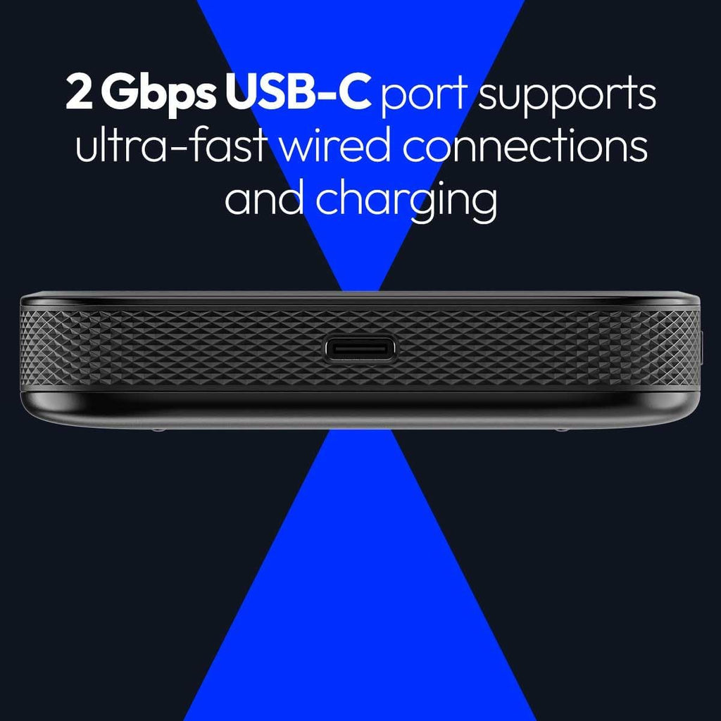 NETGEAR Nighthawk 5G Mobile Hotspot M7 | eSIM or SIM | Portable WiFi 7 Router for Travel in 140+ Countries | 32 Devices | Unlocked 5G/4G LTE | 3.6Gbps Speed | AT&T, T-Mobile, Verizon (MH7150)