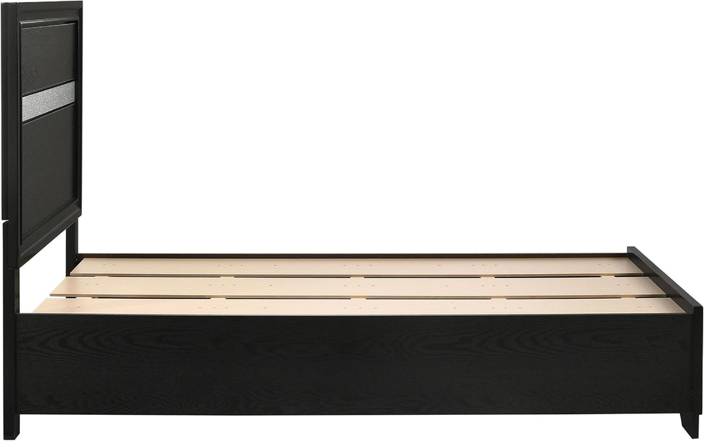 GOWE Urbana Black Twin Storage Panel Bed