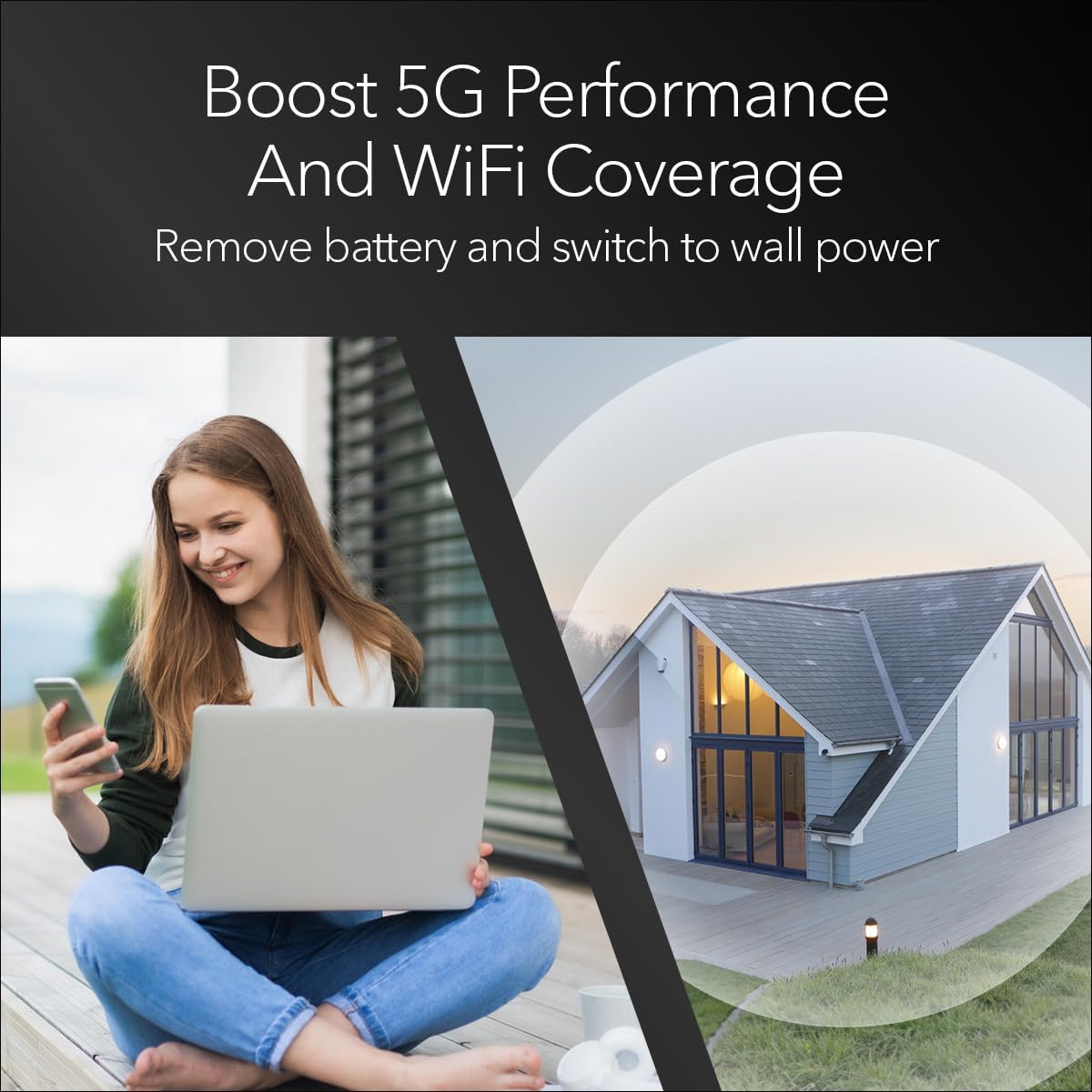 NETGEAR Nighthawk M6 Pro Mobile Hotspot 5G mmWave, 8Gbps, Unlocked, AT&T, T-Mobile, Verizon International Roaming 125 Countries, WiFi 6E, Portable Device for Travel, Modem Wireless Router (MR6550)