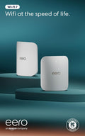 Amazon eero Pro 7 tri-band mesh Wi-Fi 7 router (newest model) - Supports internet plans up to 5 Gbps, Coverage up to 4,000 sq. ft., 2-pack