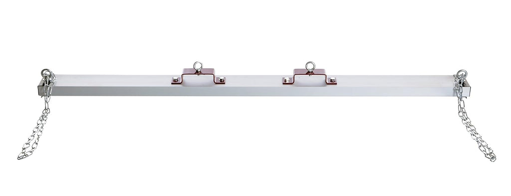 Vestil HDFMS-72 Steel Forklift Heavy Duty Sweeper Magnet 70 in. Sweep Width 130 Lb. Capacity Silver