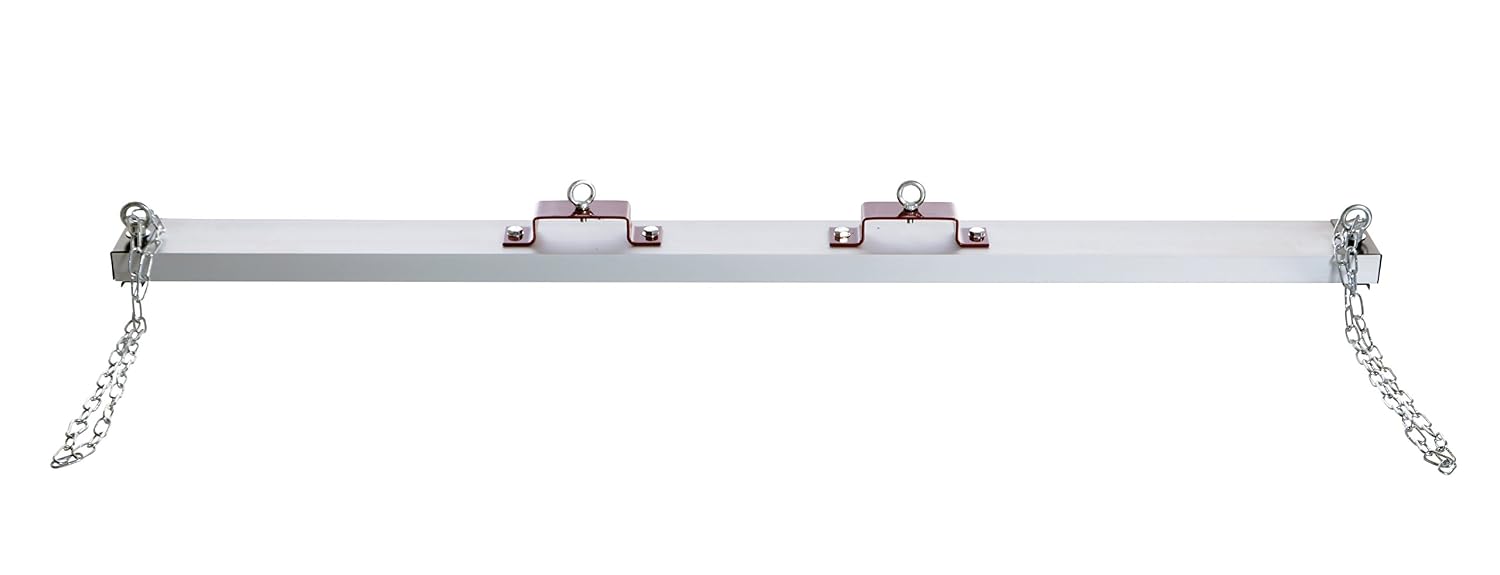 Vestil HDFMS-72 Steel Forklift Heavy Duty Sweeper Magnet 70 in. Sweep Width 130 Lb. Capacity Silver