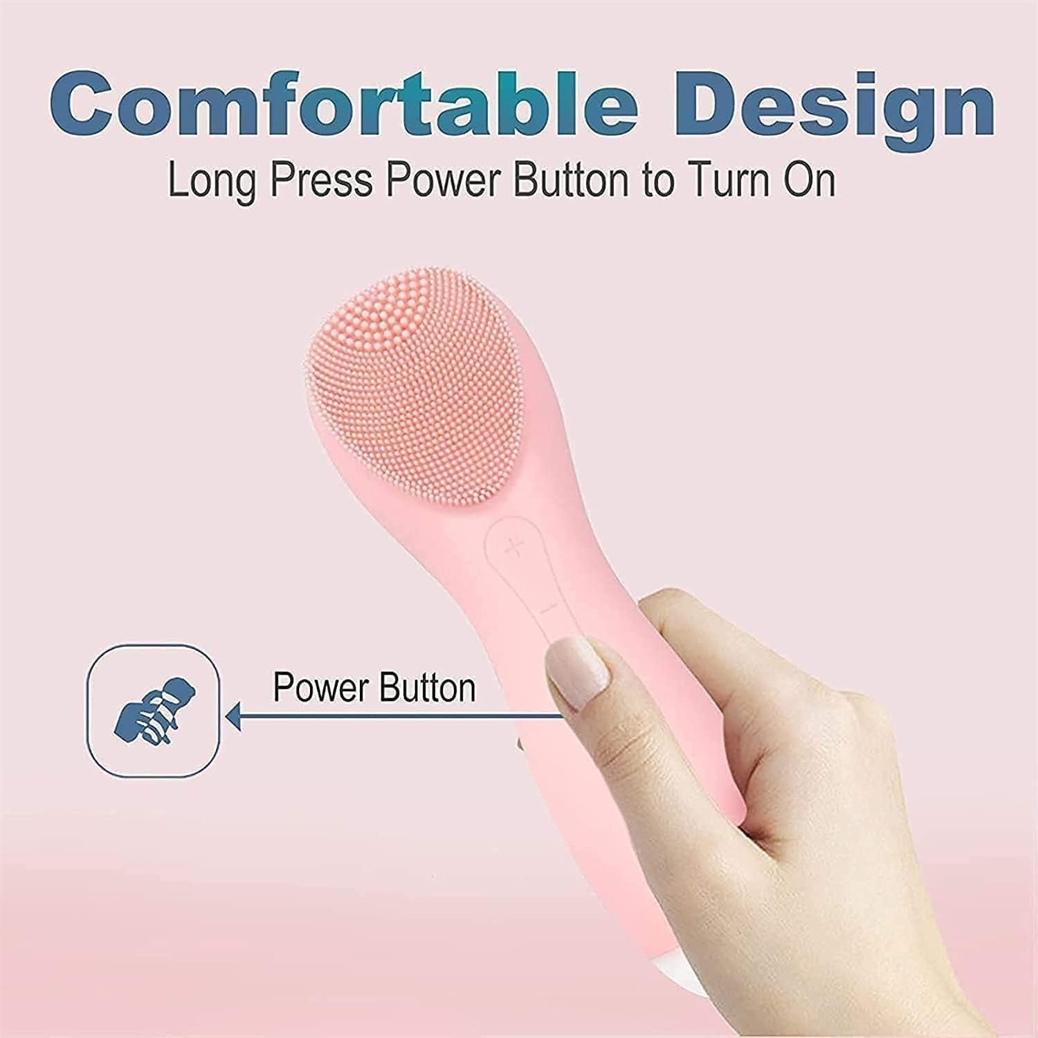USB Rechargeable Facial Cleansing Brush, Waterproof Electric Face Brush Skin Cleansing, 5-Speed Cleaning Mode Face Wash Brush The Perfect Ideal Gift