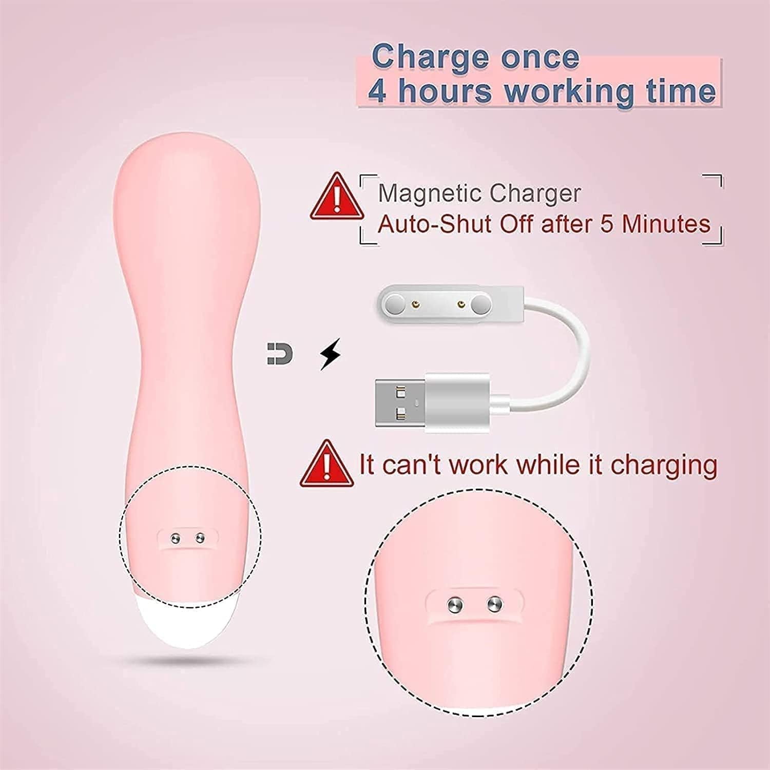 USB Rechargeable Facial Cleansing Brush, Waterproof Electric Face Brush Skin Cleansing, 5-Speed Cleaning Mode Face Wash Brush