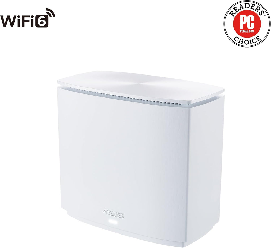 ASUS ZenWiFi AX Hybrid(XC5) AX3000 + MoCA 2.5 Mesh WiFi 6 System (1pk) - Whole Home Coverage up to 2,400 Sq.Ft. & 2+ Rooms for Thick Walls, AiMesh, Lifetime Security, Easy Setup