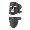 MEGELIN Led Red Light Therapy Face & Neck Mask, 7 Colors Led Light Therapy Facial Mask, Infrared Red Light Therapy Mask, Infrared Light Skin Rejuvenation(Black)
