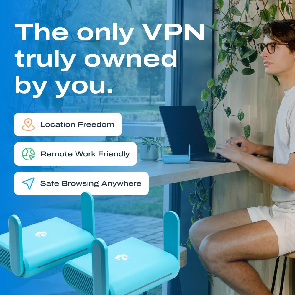 Maui MA-B256, Server & Travel Router VPN – Secure Home Network Access from Anywhere, Keep Your Home IP Wherever You are, and Enjoy Private, Full VPN Control