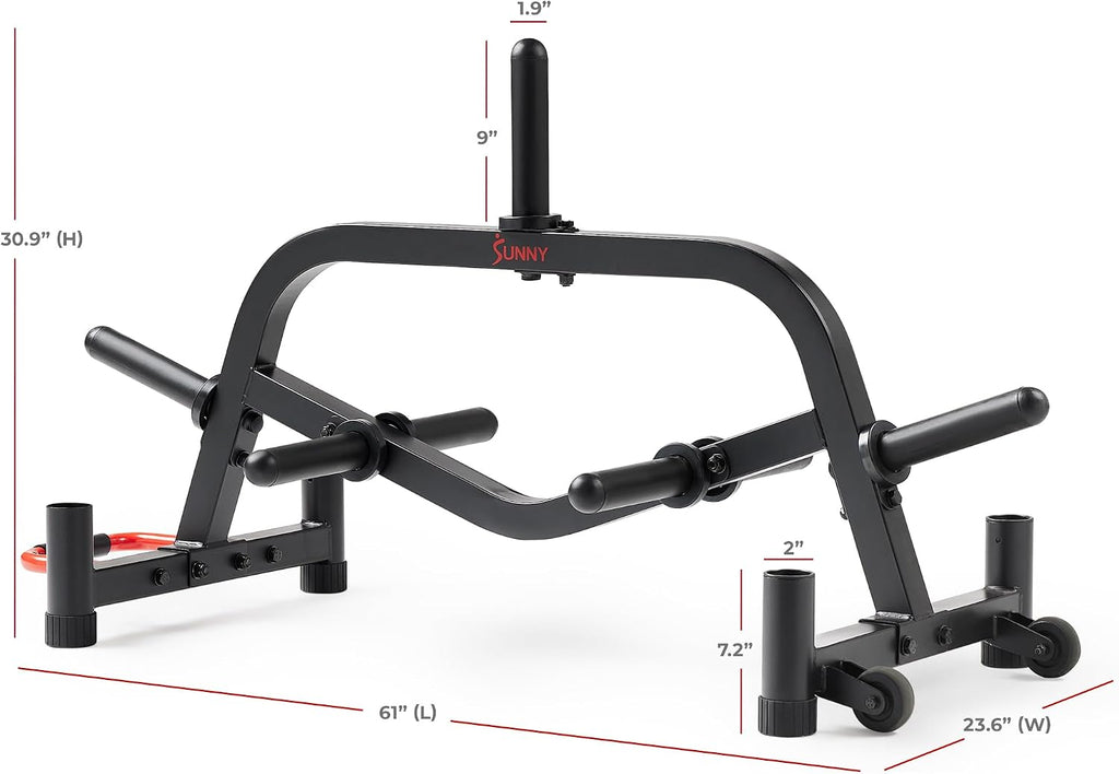 Sunny Health & Fitness Multi-Weight Storage Rack Stand for Dumbbells, Kettlebells, Olympic Weight Plates, Barbell, Medicine Ball