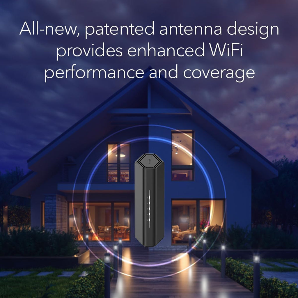 NETGEAR Nighthawk Dual-Band WiFi 7 Router (RS90) – Router Only, BE3600 Wireless Speed (up to 3.6 Gbps) - Covers up to 2,000 sq. ft., 50 Devices – 2.5 Gig Internet Port - Free Expert Help