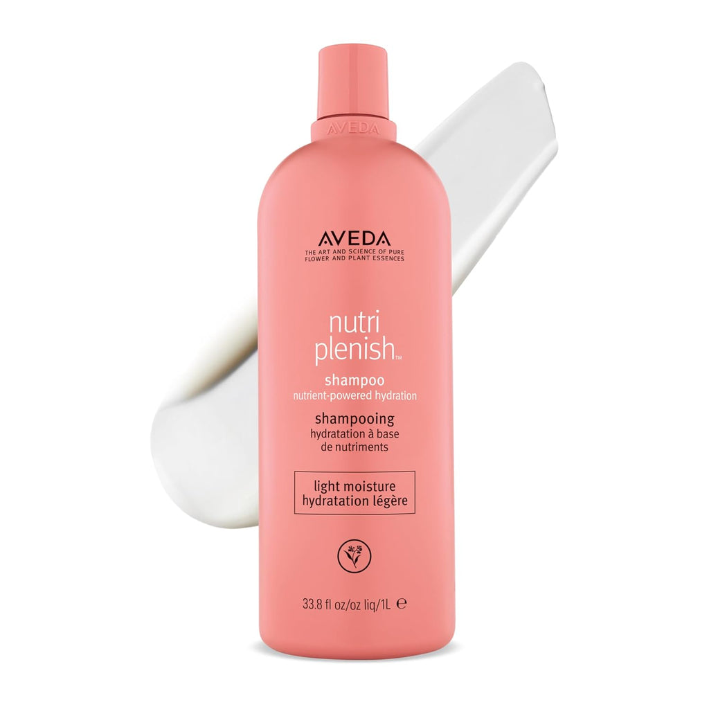 Aveda Nutriplenish Shampoo Light Moisture | Hydrating Shampoo for Fine to Medium Dry Hair | Organic Pomegranate Oil, Coconut Oil, Mango Butter | 93% Naturally Derived*