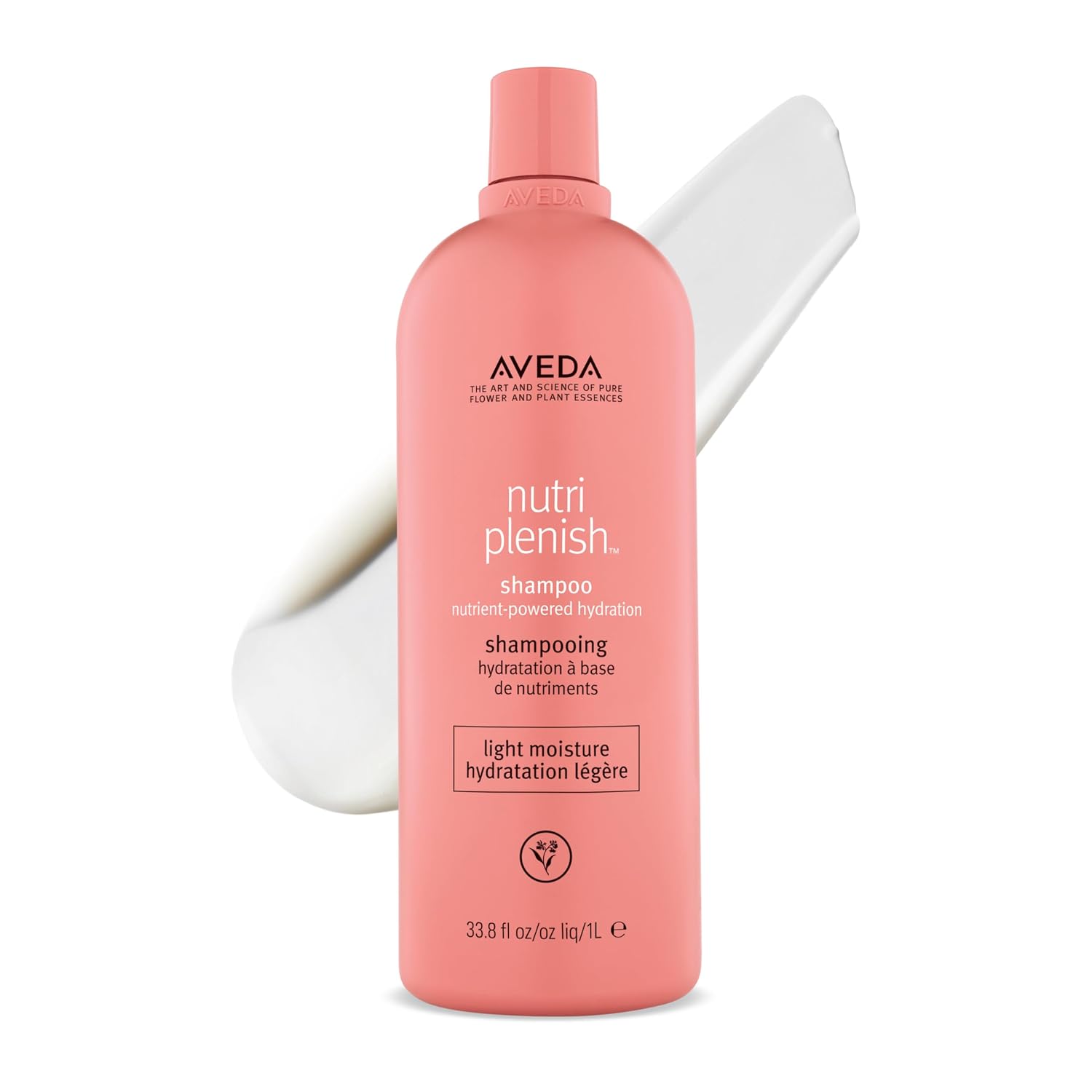 Aveda Nutriplenish Shampoo Light Moisture | Hydrating Shampoo for Fine to Medium Dry Hair | Organic Pomegranate Oil, Coconut Oil, Mango Butter | 93% Naturally Derived*