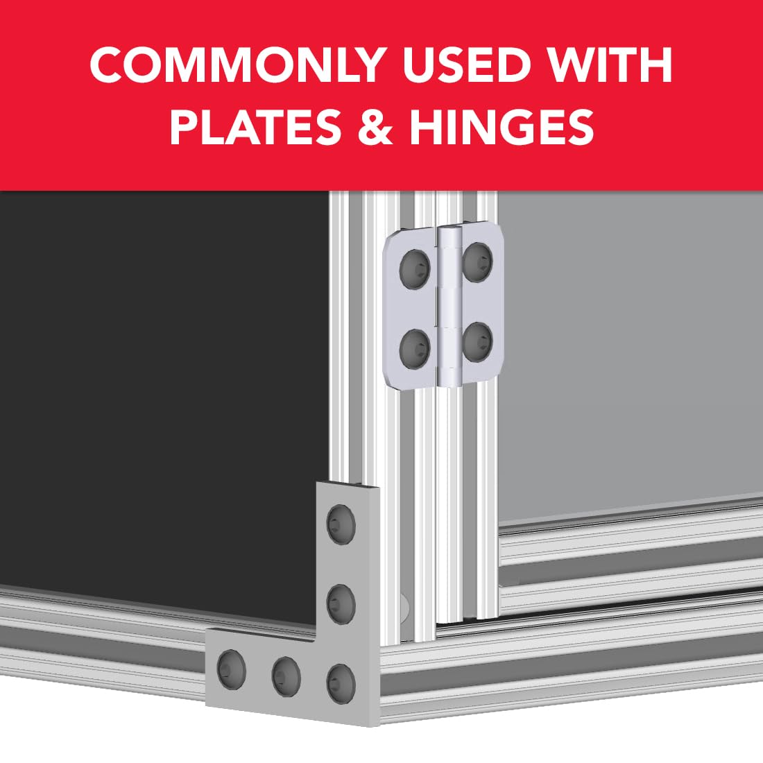 8020, 3286, 15 Series Steel 1/4-20 Centered Slide in Economy T Nuts Hardware Nuts for 80/20 1.5' Aluminum Extrusions (500 Pack)