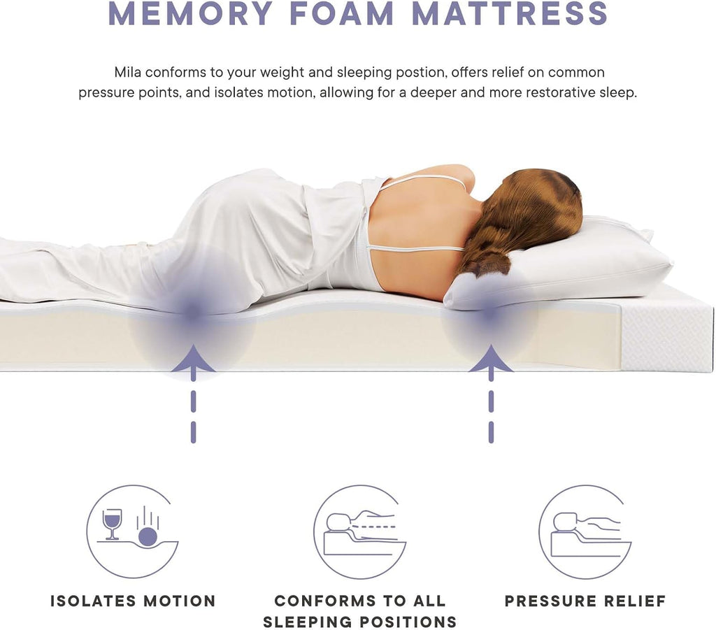 Modway Mila Firm 6' Fiberglass Free Memory Foam Full Mattress