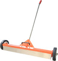 Zeluga 10-494 30 inch Rolling Magnetic Sweeper with Wheels, Powerful Magnets Box with Quick Release Handle, Orange
