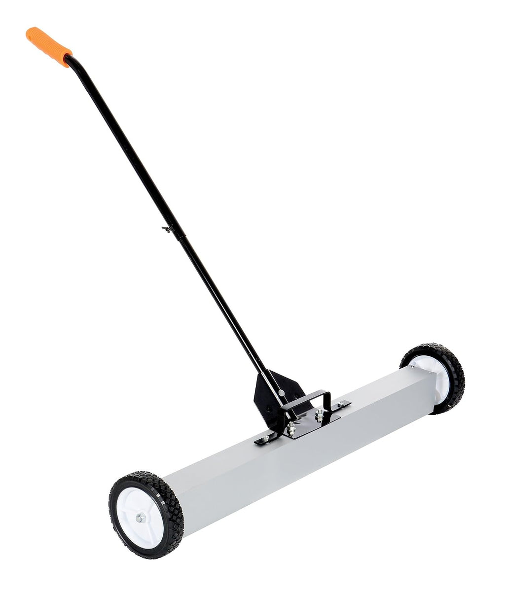 Vestil MFSR-36 Aluminum Magnetic Sweeper Handle Release 32 in. x 39 in. x 31 in. 30 Lb. Capacity Silver