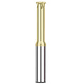 9/16-24 UNFF Solid Carbide Micro UN Thread Mills Single Form Coated Threading Cutter CNC Blind Milling Bits Deep Holemaking for High-Temp Titanium Alloy Stainless Steels