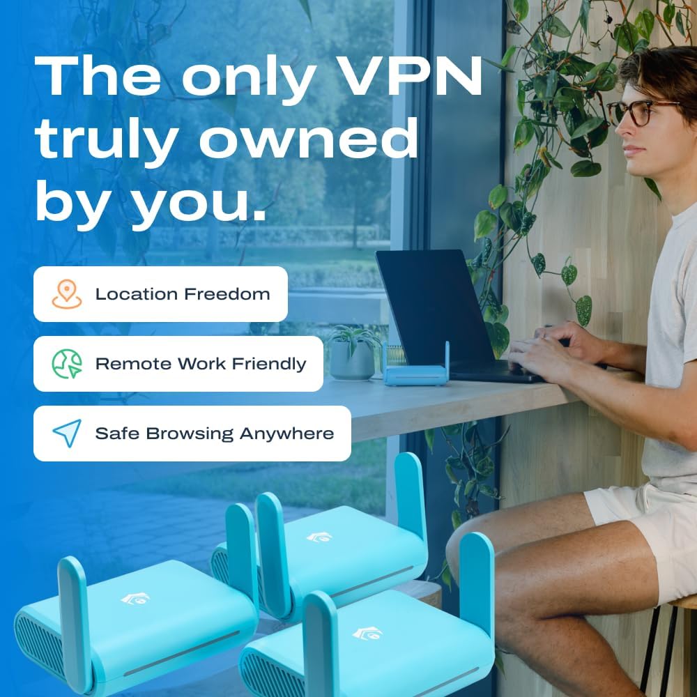 Maui MA-B256, Server & 2 Travel Router VPN – Secure Home Network Access from Anywhere, Keep Your Home IP Wherever You are, and Enjoy Private, Full VPN Control