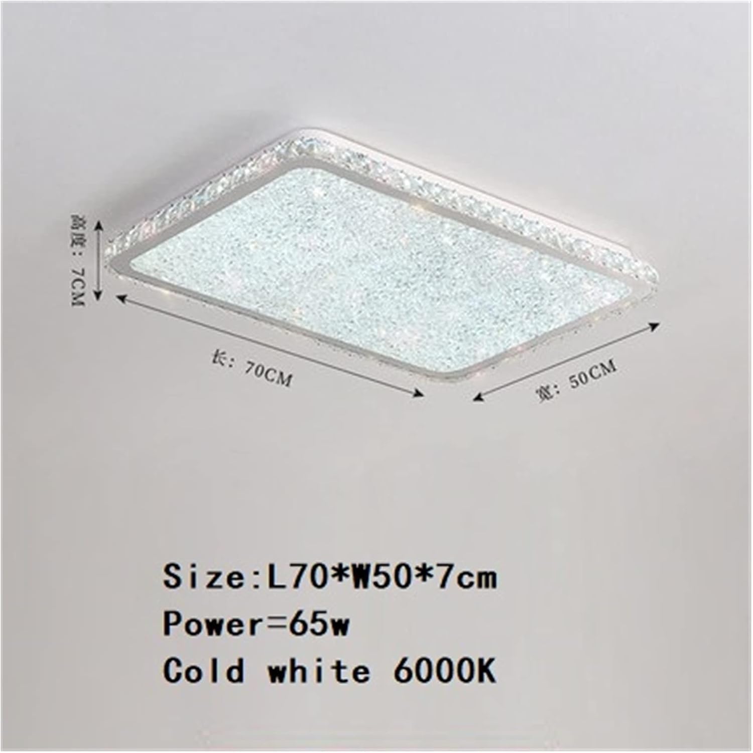 BayDe LED Modern Chandelier Lamp, Modern Crystal Chandelier Lighting Lustre Cristal Circular Square Chandeliers Ceiling Lustres De Cristal Luminarias,Modern LED Chandelier, Wall Lamps