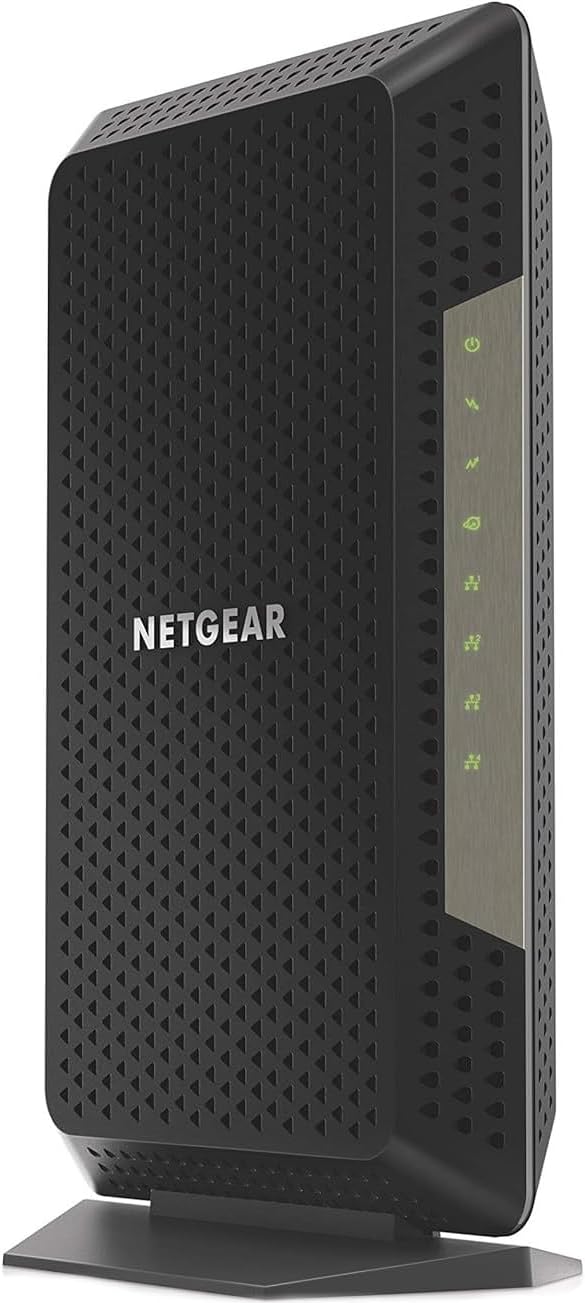 NETGEAR Nighthawk Cable Modem CM1200 - Compatible with All Cable Providers Including Xfinity by Comcast, Spectrum, Cox | for Plans Up to 1 Gbps | 4 x 1G Ethernet Ports | DOCSIS 3.1, Black